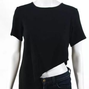 Kendall & Kylie Tapered Black Top